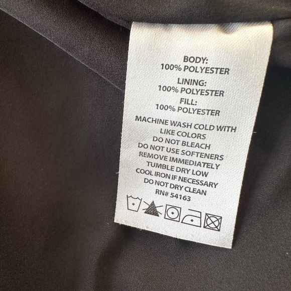 Calvin Klein Full Zip Puffer Vest detachable hood cell phone & secret pocket Sm - Picture 8 of 15